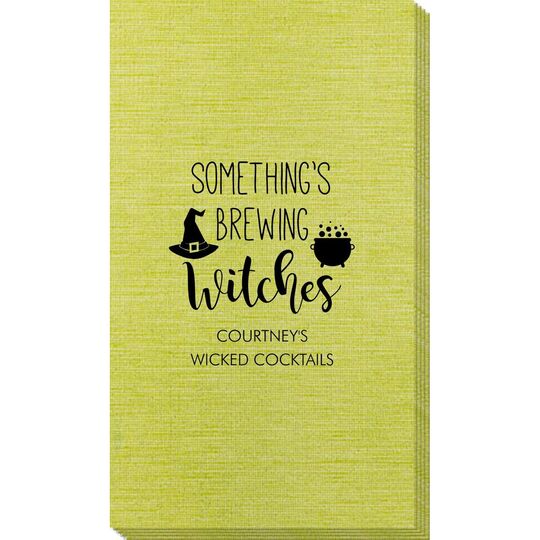 Something's Brewing Witches Bamboo Luxe Guest Towels